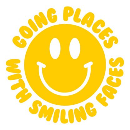 Going Places Smiling Faces sticker