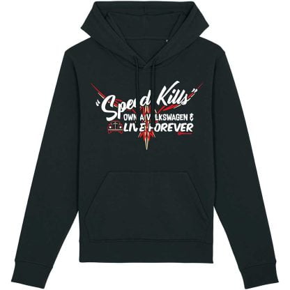 speed kills black hoody