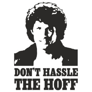 don't hassle the hoff sticker