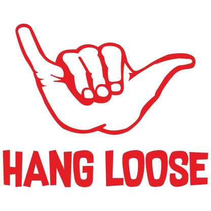 hang loose sticker