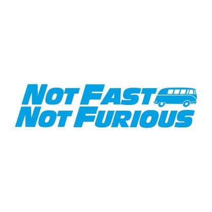 not fast not furious split sticker