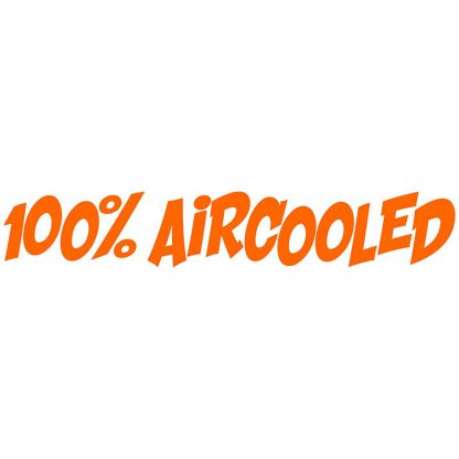 100% Aircooled sticker decal