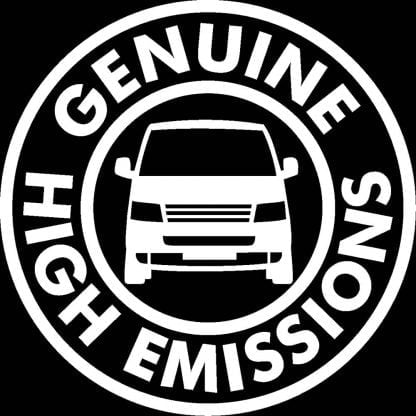 High Emissions decal sticker