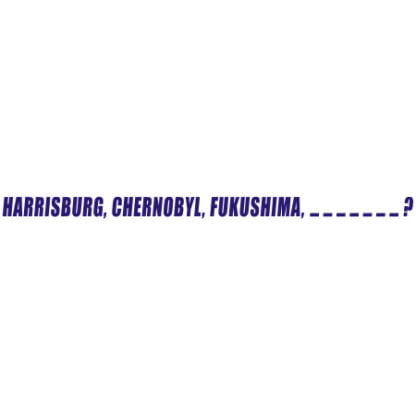 Harrisburg Chernobyl Fukushima sticker