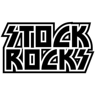 Stock Rocks Sticker Dubberware Stickers T-shirts Club Branding