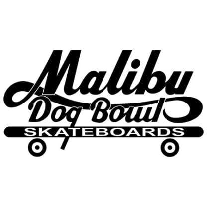 Malibu dogbowl skateboard sticker