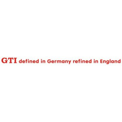 GTI Defined in Germany sticker