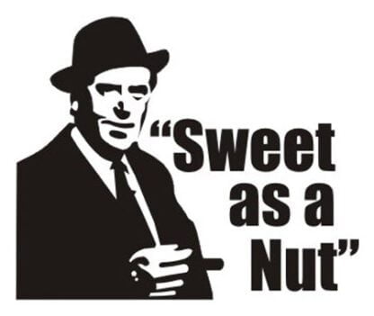 Sweet as a nut sticker