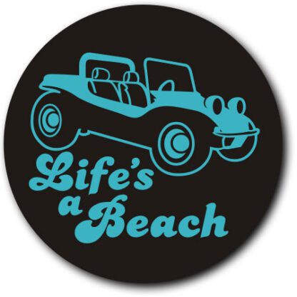 Life's a beach tax disc holder