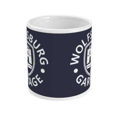 Wolfsburg garage coffee mug