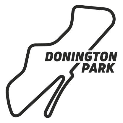 donington park race circuit sticker