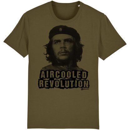 aircooled revolution khaki t shirt