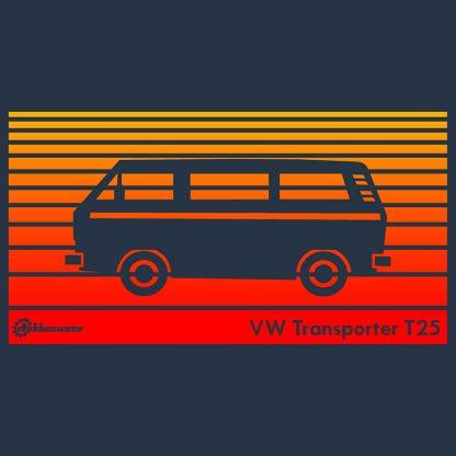 VW t25 navy tee shirt