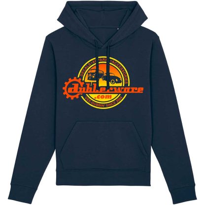 dubberware circle navy hoody