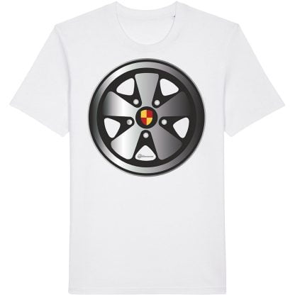 fuchs wheel white t shirt