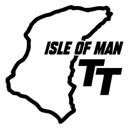 isle of man tt track sticker