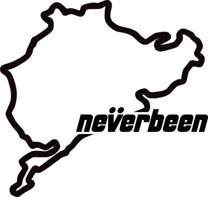 neverbeen circuit sticker