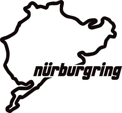 nurburgring circuit sticker