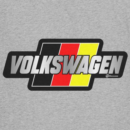 volkswagen flag heather grey mens t shirt square